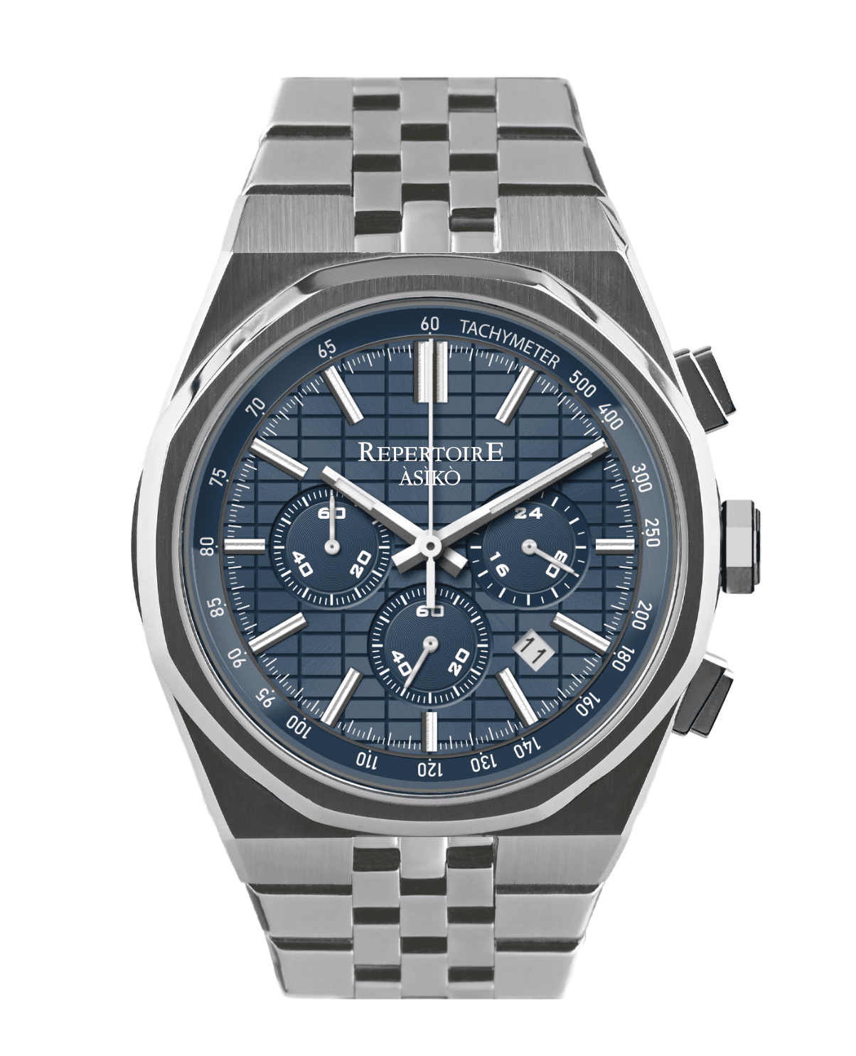 Àsìkò Ade integrated steel chronograph